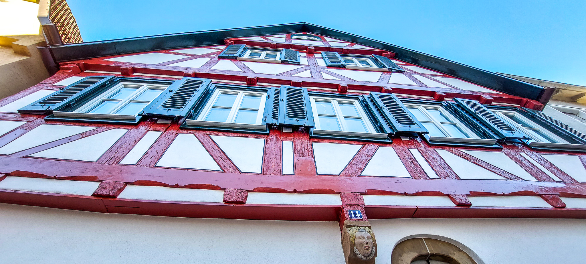 Fachwerk Froschansicht