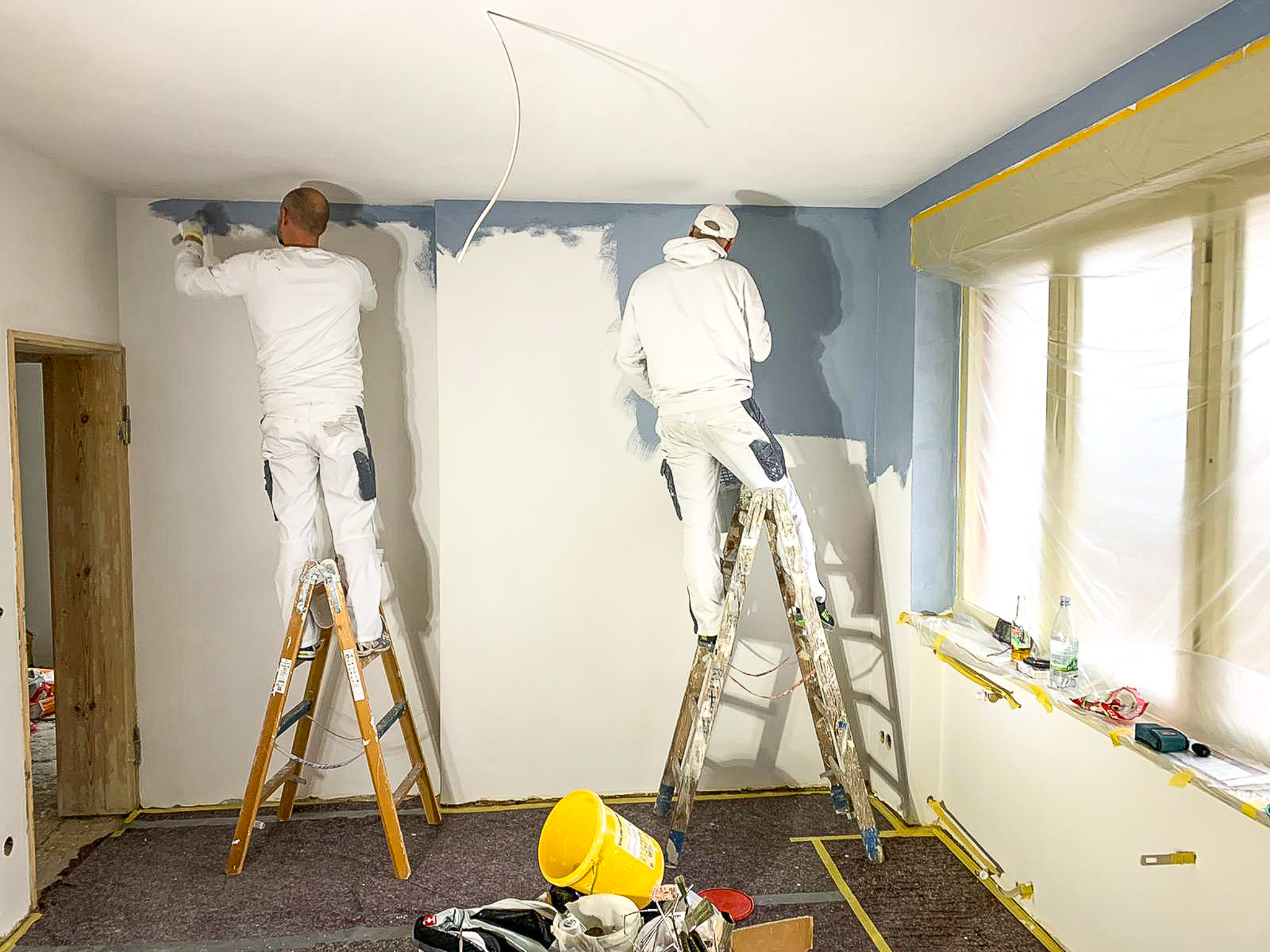 Maler bei der Arbeit